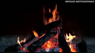 (528 Hz) Fireplace - Relax and Restore the Body's Energy Balance (8 Hours for Deep Sleep)