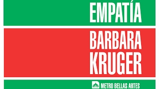 "Empatía" de Barbara Kruger en MetroDF Bellas Artes