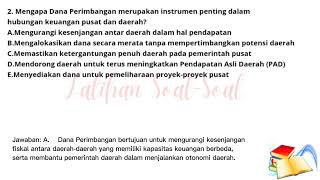 Latihan Soal dan Pembahasan SKB Analisis Keuangan Daerah Dan Pusat 2024 (Part 1)