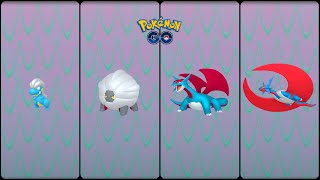 Pokemon Go: Evolving Bagon into Shelgon & Salamence  Megaevolving into Salamence