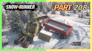 SNOWRUNNER Gameplay Supplies Delivery To The North Camp & East Camp