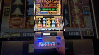 I got robbed at the casino playing Dragon Links at $50 bets #slotmachine #casinogame #shorts