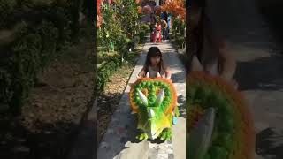 Amusement park equipment dinosaur ride for kids