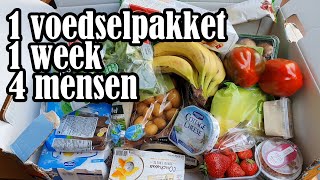 Een week koken voor vier? Met één voedselpakket?