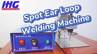 Surgical Face Mark Mini Ultrasonic Spot Ear Loop Welding Machine #Shorts