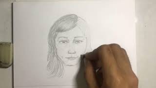 Sketching a Girl