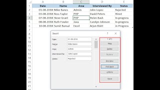 آموزش استفاده از فارم آماده بخاطر افزودن اطلاعات در جداول اکسل/Data Entry Form in Excel