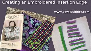 Creating a Scalloped Lace Insertion using Embrilliance StitchArtist