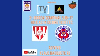 AO VIVO | 3º JOGO DA SEMIFINAL SUB-17 | TIJUCA TÊNIS CLUBE X ASP CLUB MUNICIPAL SÉRIE OURO