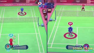 Mario & Sonic at the Olympic Games Tokyo 2020 - TGS 2019 - Badminton Gameplay