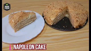 Napoleon Cake Recipe| Russian Napoleon Torte| Desi Badesi Pakwan