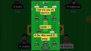 Chennai super kings vs lucknow dream11 prediction today match,Csk vs Lucknow Dream11 Team Today ,