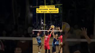 Voli tarkam paling meriah jadi tontonan agustusan #shorts #sports #volleyball