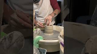 Asmr #potterywheel #ceramics #ceramicpottery #satisfying #pottery #practice #art