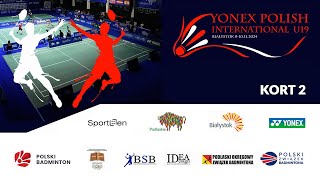 YONEX Polish International U19 | Badminton | Białystok | 2024 | court 2 | DAY 2