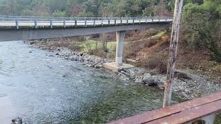 Mineral Bar Bridge over the American River.  Built in 1928. 12/24/23