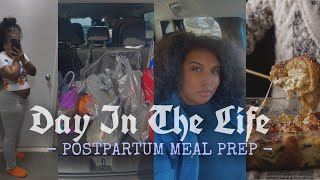 HOMEMAKING 🥘| postpartum meal prep 🥒| New BABY 👶🏽| FREEZER MEAL | #cookwithme | #freezermeals