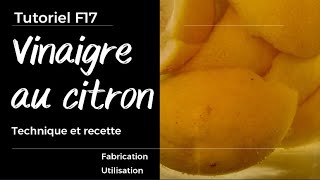 F17 DIY nettoyant tout usage au citron