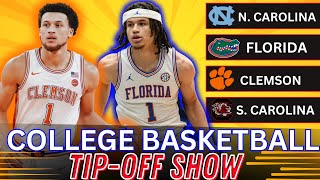 College Basketball Picks and Predictions Today | North Carolina vs Florida | CBB Tip-Off Show 12/17