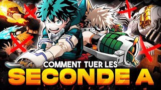 COMMENT TUER les SECONDE A de MY HERO ACADEMIA ? (Deku, Bakugo, Shoto...)