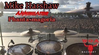 Mike Harshaw - Annihilator "Phantasmagoria" - Live at Wacken 2015 Drum Cam