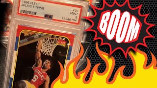 PSA Box Opening - Featuring 1986 Fleer Basketball Julius Erving & Byron Scott PSA 9 & Mullin PSA 8