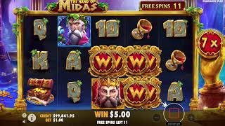 The Hands Of Midas: What happened when the reels spin one hundred times!