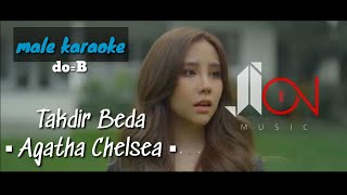 Takdir Beda - Agatha Chelsea (male karaoke akustik) do=B