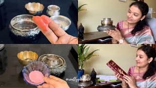 శ్రావణమాసం వస్తుందని భయపడుతున్నారా??|Brass/silver/German silver cleaning Tip- just 2 ingredients 💯