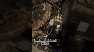 Supercharged Audi A7 Engine Removal 🔧 #cars #audi #shorts #trending