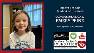 Student of the Week: Emery Peine