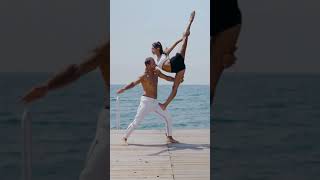 #couple doing acrobatic gymnastics #shorts