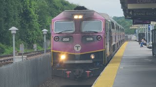 MBTA HSP46 #2038 Enters Braintree ft @MiddleboroLakevilleRailfan&@reallifechronicles1707