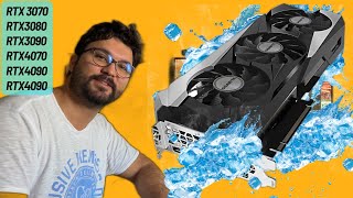 ÇÖL SICAKLARINA SON ! | RTX3070Tİ RTX3080 RTX3090 TERMAL MACUN DEĞİŞİMİ