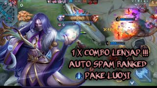 DAMAGE HARAM | 1X COMBO LENYAP | LUOYI MOBILE LEGENDS