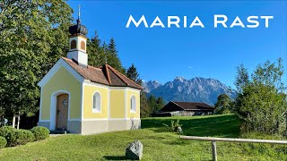 Krün: Maria Rast auf den Buckelwiesen