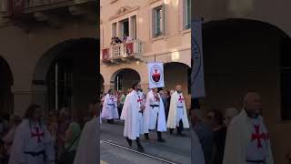 Knights Templar marching Italy- marcia dei Cavalieri templari Italia