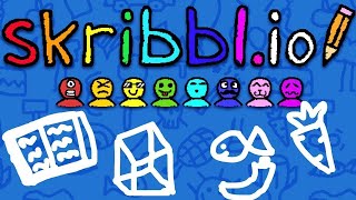 This is how my teammate's and me playing | scribble skribbl ........