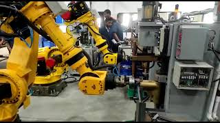 Mahajan Automation Spot Welding cell with Fanuc robot