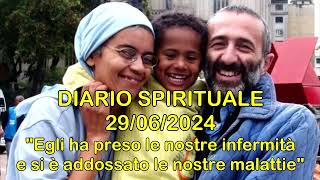 DIARIO SPIRITUALE MISSIONE BELEM 29/06/24 - Matteo 8,5-17