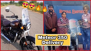 ROYAL ENFIELD METEOR 350 SUPERNOVA KI DELIVERY 😍🔥| PUNJAB