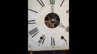 Antique 8 Day Chauncy Jerome Over Sized Ogee Mantel Clock Circa Mid 1800s