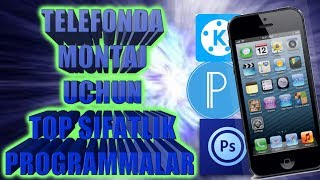 📱Mantaj uchun top programmalar|telefonda mantaj uchun kerak boladigan dasturlar|