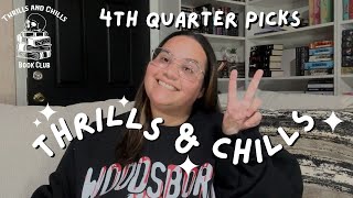 🔪📚 Thrills & Chills Book Club: 4th Quarter 📚🔪