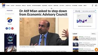 Open discrimination against Dr Atif Mian in Pakistan *Disgusting*