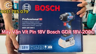 Máy Vặn Vít Pin 18V Bosch GDR 18V-200C SOLO| 18V Cordless Impact Driver| Công Cụ Máy Móc