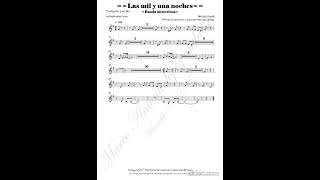 Las mil y una noches - banda la misteriosa (partitura)