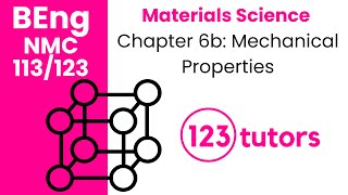 Materials Science | NMC 113/123 | Chapter 6b: Mechanical Properties by 123tutors