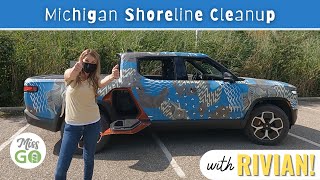 Michigan Shoreline Cleanup with Rivian!