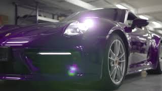 Porsche 911 purple